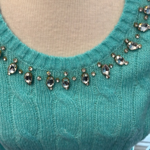 Lilly Pulitzer Dario jeweled sweater size Large. Ptp 21” - Picture 3 of 7